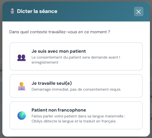 Dictée vocale intelligente